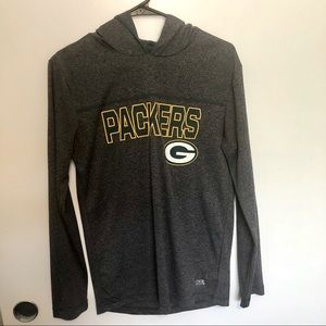Packers dry fit long sleeve hooded shirt
